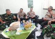 Kapolsek Bekasi Barat Silaturahmi ke Koramil 01 Kranji, Perkuat Sinergitas TNI – Polri