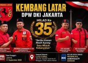 Kembang Latar Milad Ke 35 Tahun, Perkuat Persaudaraan dan Sinergi untuk Masyarakat