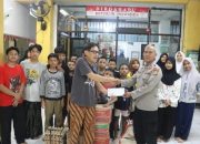 Polri Ulurkan Tangan Untuk Sesama, Bakti Sosial di Panti Asuhan Yatim Piatu Nuruz Zahroh